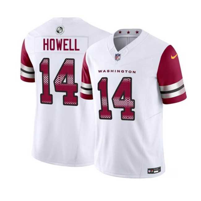 Men & Women & Youth Washington Commanders #14 Sam Howell White 2023 F.U.S.E. Vapor Limited Football Stitched Jersey->cleveland browns->NFL Jersey